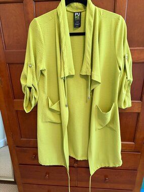 Green jacket by PURE Essence! Size XS Loose fit.